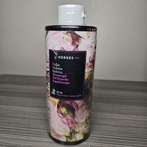 Korres Violet Showergel 400ml 13.53oz new sealed
